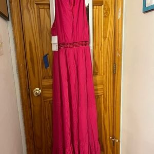 Brand new Justfab fuchsia maxi dress